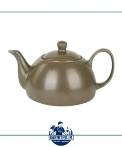 قوری چینی رنگ زیتونی