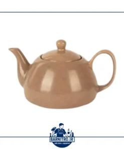 قوری چینی رنگ کرم